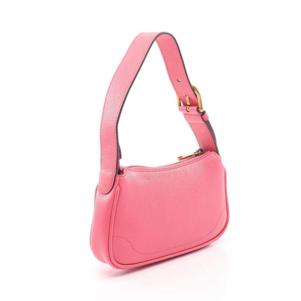 Gucci Aphrodite GG Marmont Handbag Leather Pink